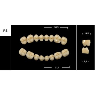 98x20mm - Multilayer PMMA Block - 3s Dental