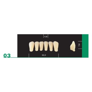 98x20mm - Multilayer PMMA Block - 3s Dental